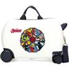 Marvel Disney Valigia per bambini rigida Chiusura a combinazione Laterale 4 ruote Bagagli a Mano è realizzato in ABS, un materiale rigido e leggero., Potenza, Valigia per bambini