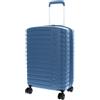 Mandarina Duck FLYDUCK Trolley Cabin EXP, Blu porcellana, Nuova linea superleggera in policarbonato
