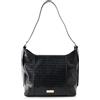 FENIA, Hobo Bag con stampa rettile Donna, Nero