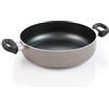 Tescoma 595448 Tegame antiaderente ø 28 con due manici, fondo per induzione, linea Brava