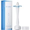 Dr.roller Derma Stamp, Dermastamp Regolabile 0-3 mm, Derma Roller Capelli, 140 Perni, Timbro Professionale Microneedling Stamp per Stimolare la Crescita di Capelli, Barba, Viso