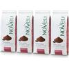 NOVELL - Caffè Macinato Naturale 100% Arabica 1 kg | 4 Sacchetti da 250 g | Facile Utilizzo con Valvola Unidirezionale | Caffè Arabica