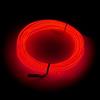 Balabaxer Linea luminosa Rosso, striscia luminosa al neon portatile del pacchetto batteria 3 metri, può essere tagliata a volontà, applicabile alla festa, Halloween, decorazione fai da te