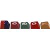 YMDK Novità Keycaps Artisan Gaming Icon 5 lati su Sublimazione di Colore Spesso PBT Key Cap per Mx Tastiera Meccanica