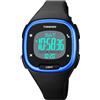 TONSHEN Donna e Bambini Sportvio Digitale Unisex Orologi da Polso 50M Impermeabile Outdoor Militare Tattico LED Elettronico 12H/24H Doppio Tempo Plastica Orologio (Blu)