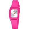 TONSHEN Donna Orologio da Ragazzo Plastica Cassa e Gomma Cinturino Analogico Quarzo Impermeabile Orologi da Polso (Rosso)