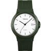 TONSHEN Donna Orologio Semplice Plastica Cassa e Gomma Cinturino Analogico Quarzo Impermeabile Orologi da Polso (Verde)