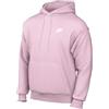 Nike M NSW Club Hoodie Po BB Top con Cappuccio a Maniche Lunghe, Schiuma Rosa/Schiuma Rosa/Bianco, XXL Uomo