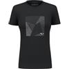 SALEWA Pure Building Dry W Maglietta, Nero, L Donna