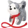 EKKONG Peluche Giocattoli, Elettronico Cane Giocattolo per Bambini, Peluche Interattivi Cane Giocattoli, Camminare, abbaiare, coda scodinzolare, Giochi Regalo Bambini Bambino 3 4 5 6 Anni