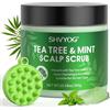 SHVYOG Scrub Per il Cuoio Capelluto, Scrub per il Cuoio Capelluto All'Olio di Melaleuca, Detergente per il Controllo del Sebo, Massaggio del Cuoio Capelluto, Regalo per la Festa Della Mamma