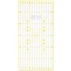 Elan Righello Patchwork 30 cm x 15 cm, Righello 15 cm Trasparente 15 cm, Righello 30 cm Universale Acrilico, Regolo Calcolatore, Righello per Patchwork, Righello Quilting, Righelli per Sartoria