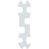 YnGia Super-sottile 2mm Open-Ending Spanner 8mm 10mm 12mm 13mm 14mm 15mm 17mm 19 mm Strumento di riparazione di combinazione Chiave
