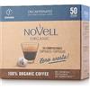 NOVELL - Capsule di Caffè Decaffeinato Residuo 0 50 Unità |Capsule Compatibili Nespresso |Capsule di Caffè Decaffeinato con Sapore Intenso e Aromatico |Impegno Ecologico con Capsule 100% Compostabili