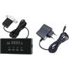 DONGKER Valvola solenoide di CO2 con controller temporizzazione, DC 12 V, testa singola/doppia acquario, regolatore di CO2, valvola temporizzata, per la crescita di piante acquatiche ed erba