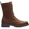 Clarks Orinoco2 Style Womens Dark Brown Lea, 3.5