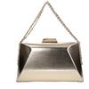 SwankySwans Ophelia Faux Leather Box Clutch Bag, Gold, Pochette Donna, Oro, Small