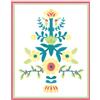 Sizzix Catherine Pooler, stencil a strati, formato A6, motivo: albero popolare