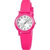 TONSHEN Donna Orologio Plastica Cassa e Gomma Cinturino Analogico Quarzo Impermeabile Orologi da Polso (Rosso)
