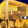 yowin Rete Luminosa da Esterno 3m x 2m 200 LED Rete Luci Natale con Spina | 8 Modalità & Timer Rete Luci Natale da Esterno, Impermeabile, Collegabile per Giardino Gazebo Terrazzo