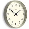 Jones Clocks® Studio orologio | Orologio a parete moderno rotondo | 30cm | Grigio | Numeri facili da leggere | Design versatile per cucina, soggiorno o ufficio