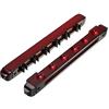 IGNPION Un set da parete per stecca da biliardo, supporto per stecche da biliardo in legno con 6 clip per stecca da biliardo, accessorio per snooker, mogano