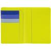 DUDU Porta passaporto pelle e carte di credito RFID multicolore Lime