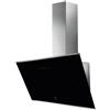 Electrolux KFVB19K Cappa a Parete da 90 cm - Vetro Nero - 3 velocità - Portata 760 m³/ora - Classe A+ - Rumorosità 54 db - Comandi Touch control - Potenza 150 W