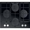 HOTPOINT ARISTON HAGS 61F/BK - HAGS61F/BK Piani cottura Gas larghezza 60 cm Finitura Vetro Nero - 4 Fuochi - Griglie Ghisa - F158956