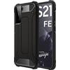 Boleyi Cover per Samsung Galaxy S21 Fe, Robusto TPU/PC Armatura Ibrida, Custodia Protettiva per Samsung Galaxy S21 Fe Bumper Case Antiurto per Samsung Galaxy S21 Fe Case Cover -Nero