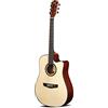 Alysée - A120-CE-N - Chitarra acustica elettrificata Dreadnought-Cutaway