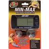 Zoo Med Digital Thermometer min/max - Termometro digitale per terrari, acquari, rettilari e incubatrici, secco e bagnato, alta precisione da -23 a 60 °C, con sonda termica da 1 metro
