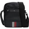 Tommy Hilfiger Uomo Borsa a Tracolla Mini Reporter Piccola con Zip, Nero (Black), Taglia Unica