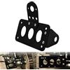 HDBUBALUS Supporto per Targa Laterale per Fanale Posteriore Supporto per Targa Orizzontale Verticale per Montaggio Su Asse Da 20 Mm 3/4 Compatibile con Moto Custom Harley Yamaha Suzuki Kawasaki