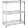 Bizzotto LIBRERIA SCAFFALATURA CROMO LUX 3 RIPIANI ACCIAIO INOX BIZZOTTO