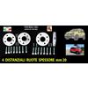Athena Per Fiat Panda 312 4x4 2012 Distanziali mm 20 Ruote 4 distanziali con bulloni