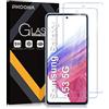 Phoona Vetro Temperato per Samsung Galaxy A53 5G/A52S 5G/A52, 2 Pezzi Pellicola Protettiva per Samsung Galaxy A53 5G, Durezza 9H, Anti Graffio, Anti-Impronte, Senza Bolle(6,5 pollici)