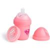 Herobility DC Supergirl Double Anti-Colic Baby Bottle | Award-Winning Hero Baby Bottles | Soft Breast-Like Teat, Easy Mixing Lid & Net | Safe & Environment Friendly Materials | 140ml/5 fl oz