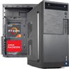 Assemblati PC linea OFFICE AMD RYZEN 3 4300G 4 Core - Ram 8 GB DDR4 - SSD M.2 250 GB - DVD