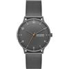 Skagen Orologio da uomo Riis Quartz/3 Movimento manuale con cassa da 40 mm e cinturino in acciaio SKW6884