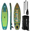 BOUDECH Stand Up Paddle Board Flatwater/Touring - Tavola da SUP gonfiabile 300X75X15 cm con pagaia regolabile, cavigliera, gonfiatore, kit riparazione e borsa da trasporto. Peso Max 140kg