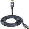 Twozoh Cavo HDMI 4K 15M Nylon Intrecciato HDMI2.0 Supporta 4K@60Hz HDR Video UHD 2160p, 1080p, 3D, Per PS5, PS3, PS4, PC, Proiettore, 4K UHD TV/HDTV, Xbox