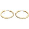 Fossil Women's Brass or sterling silver with hoop closure Earrings