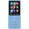 Garsent Lettore MP3 portatile da 8 GB, lettore multimediale da 1,8 pollici Bluetooth 4.2 Radio Digital MP4 con registratore vocale, con auricolari, supporto fino a 32 GB, pulsanti