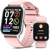 Poounur Smartwatch Uomo Donna con Effettua o Risposta Chiamate, 1.85" Orologio Smartwatch Contapassi/Sonno/Cardiofrequenzimetro, 110+ Modalità Sportivo Smart Watch, IP68 Orologio Fitness per Android iOS