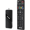 owerslyn Decoder Digitale Terrestre 2024 - OWERSLYN Decoder DVB-T2, HD 1080P H265 HEVC Main 10 Bit, HDMI CEC TV Stick Supporto Uscita HDMI/AV e USB Multimediale, Funzione PVR, Telecomando 2in1 Infrarossi