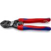 KNIPEX CoBolt Tronchese a doppia leva in blister rivestiti in materiale bicomponente, forma affusolata, con anello, 71 32 200 T BK