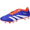 adidas Predator Club Football Boots Flexible Ground, Scarpe da Calcio Unisex-Adulto, Lucid Blue/Cloud White/Solar Red, 39 1/3 EU
