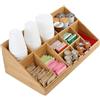 Guolich Scatola da tè, Porta Bustine the e Tisane 11 Scomparti 18.19″ x 9.53″ x 6.50″ (in) Porta Tisane Bustine,Porta Zucchero Portacialde da Caffè Porta Tisane legno,Contenitori Naturale