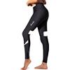 Santic Pantaloni Ciclismo Donna Imbottitura Invernali Termici Imbottiti Lunghi Pantaloni Calzamaglia Legings Bicicletta MTB
